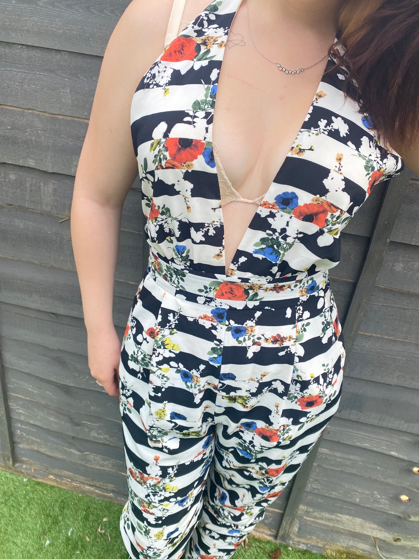 Vintage floral jumpsuit