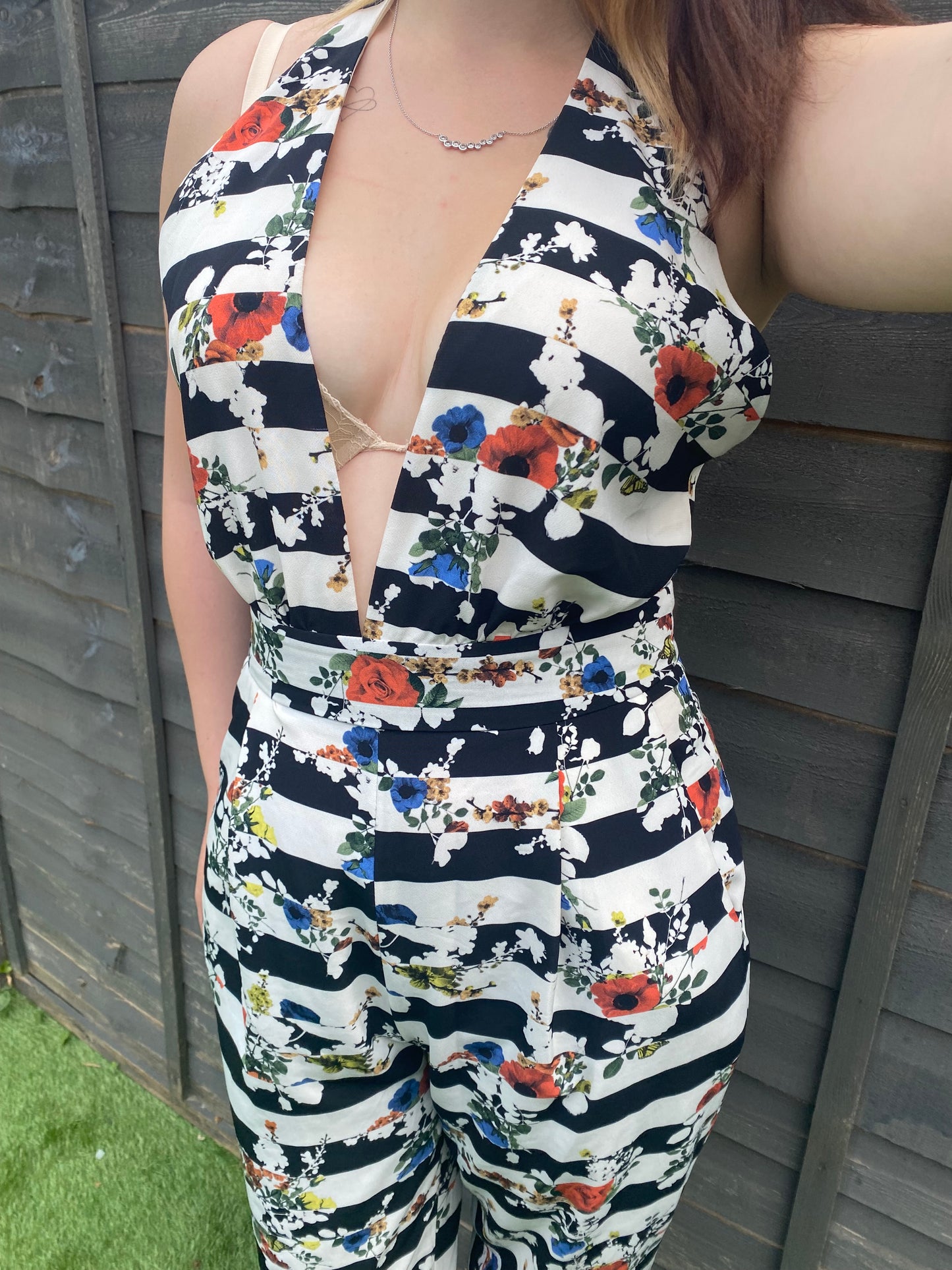 Vintage floral jumpsuit