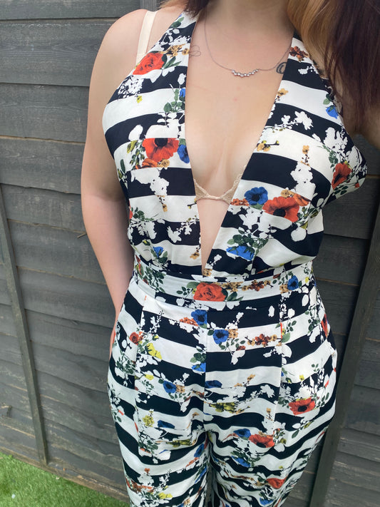 Vintage floral jumpsuit