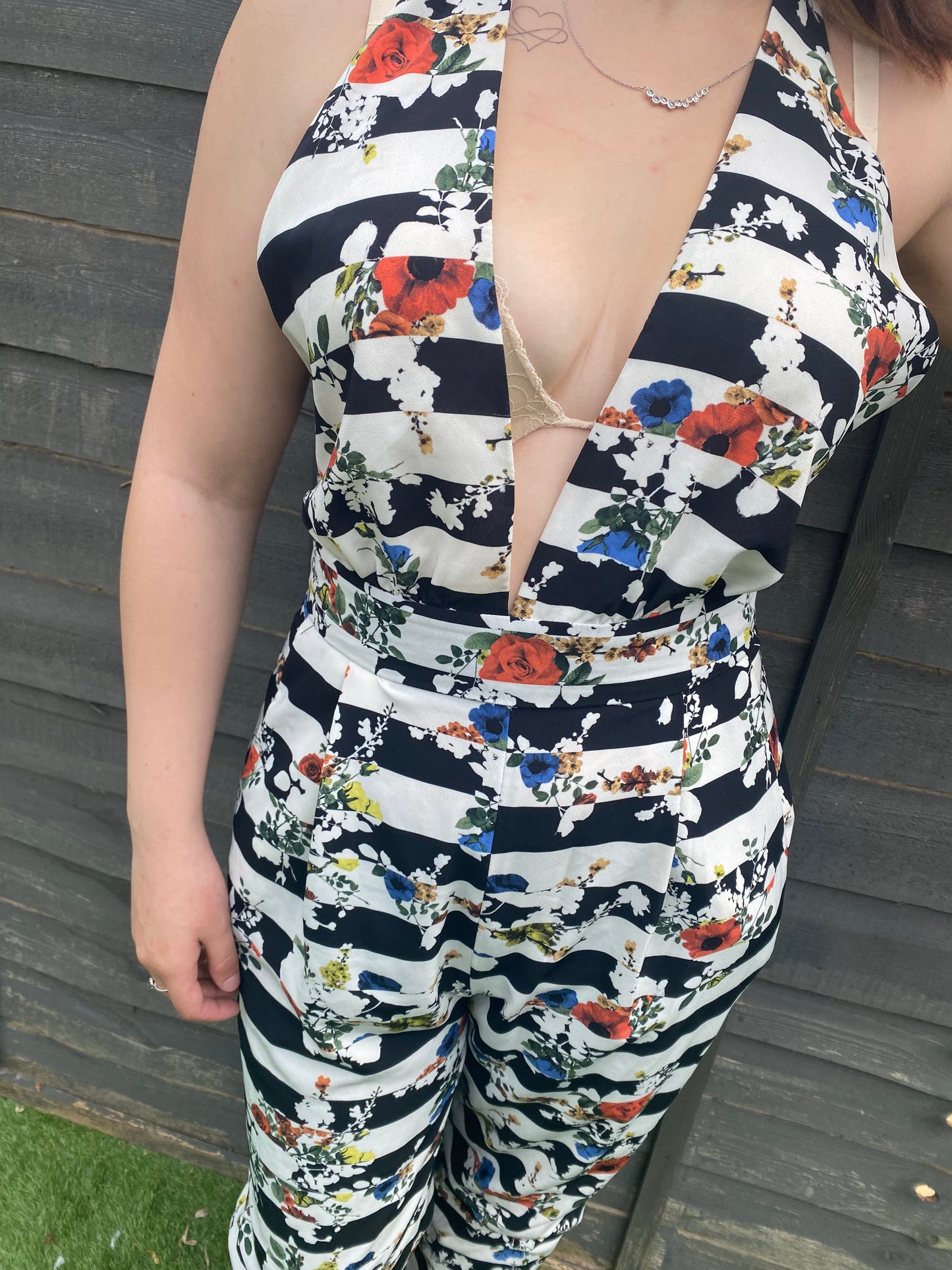 Vintage floral jumpsuit