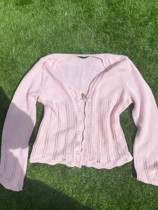 Vintage pink button up