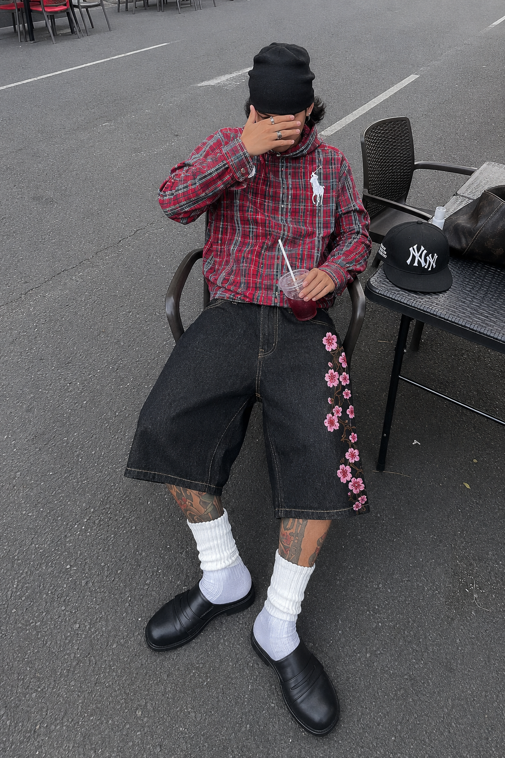 Surene’s “blossom” jorts