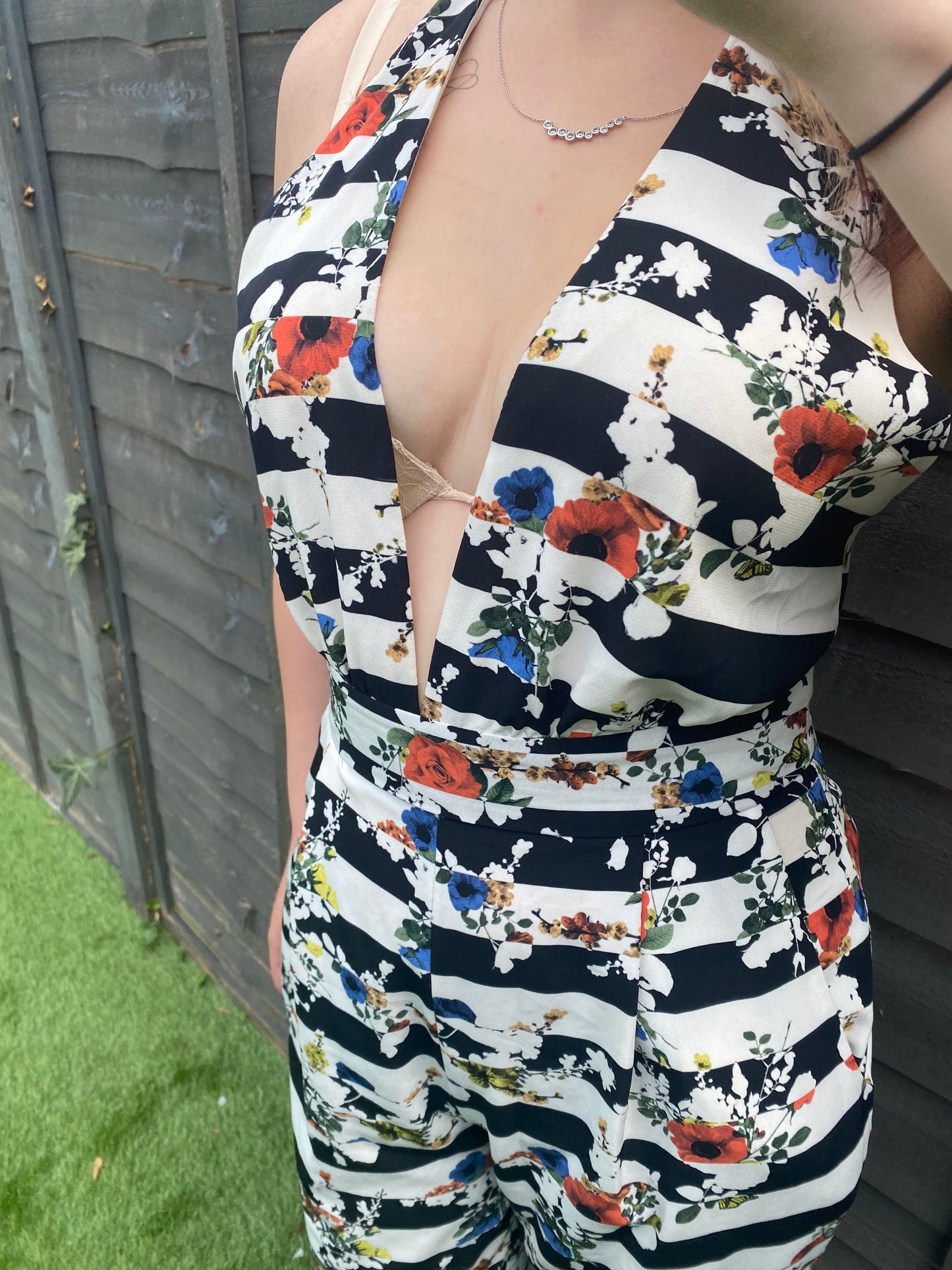 Vintage floral jumpsuit